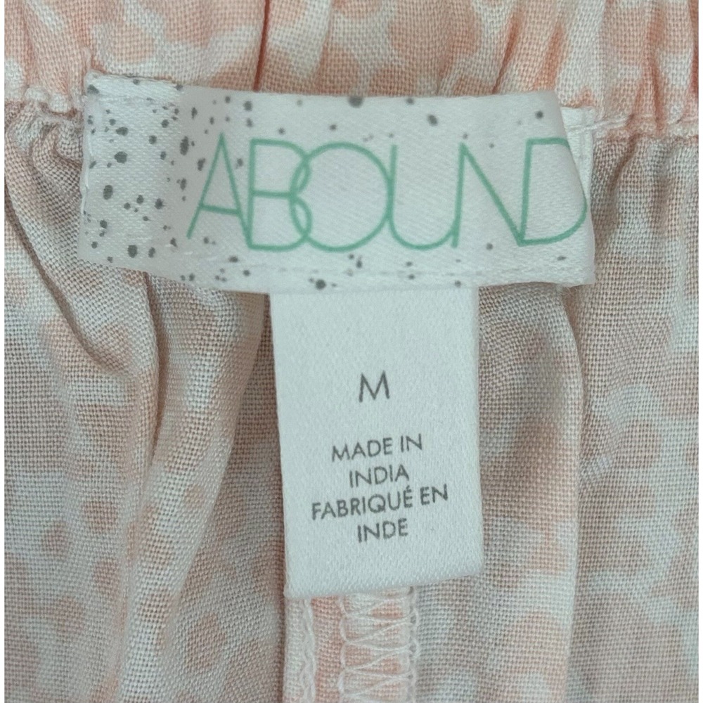 Abound Women's Skirt Size Medium White Pink Mini‎ Moo Elastic Waist NWT - Picture 5 of 7